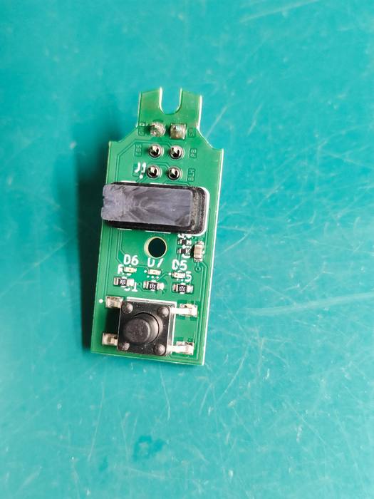 Green charging PCB back view 2